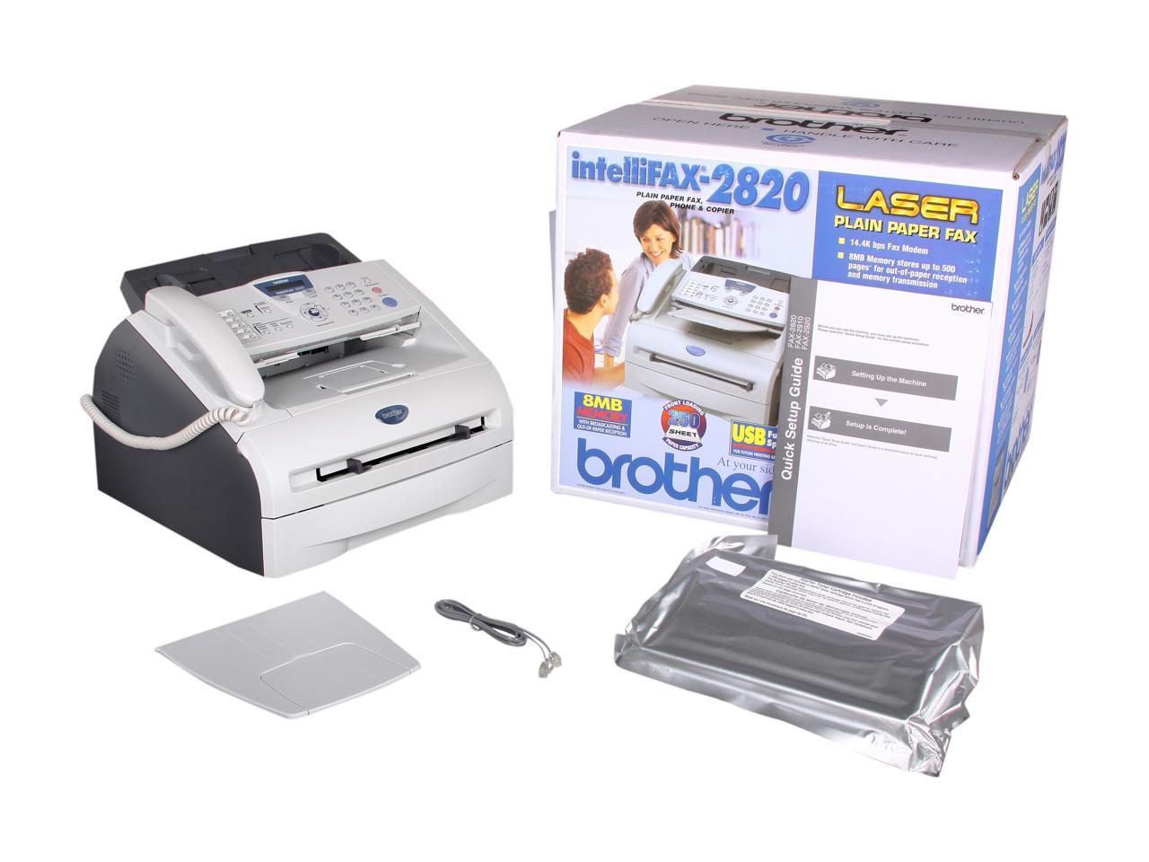 brother intellifax 2820 printer driver for mac